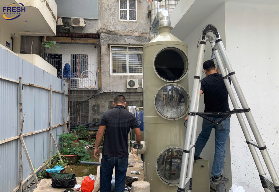 ban-giao-thap-xu-ly-mui-khi-thai-ham-nuoc-thai