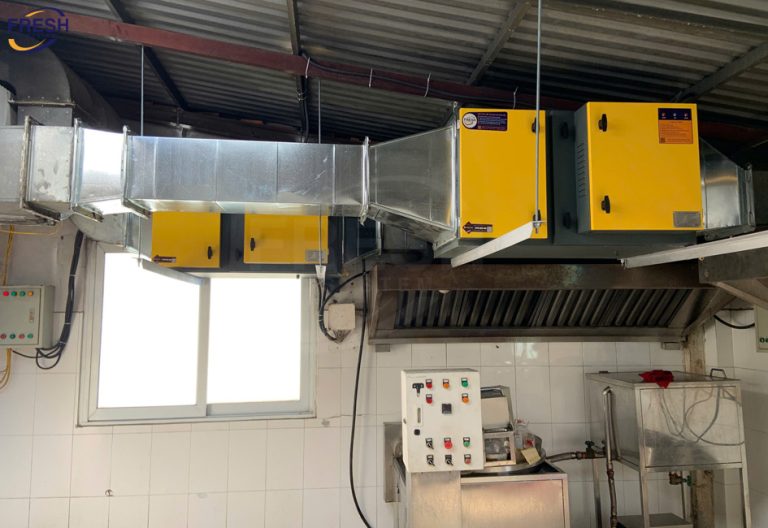 may-loc-tinh-dien-xu-ly-khi-thai-bep-bo-kho-linh-chi